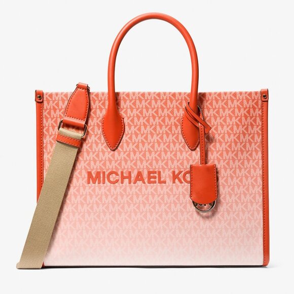 Michael Kors Orange Tote Bag - Picture 1 of 1
